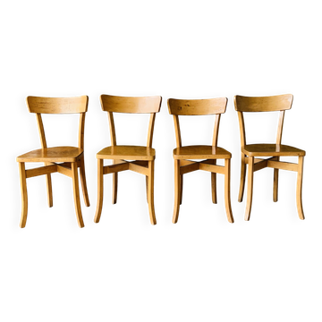Ensemble de 4 chaises bistrot