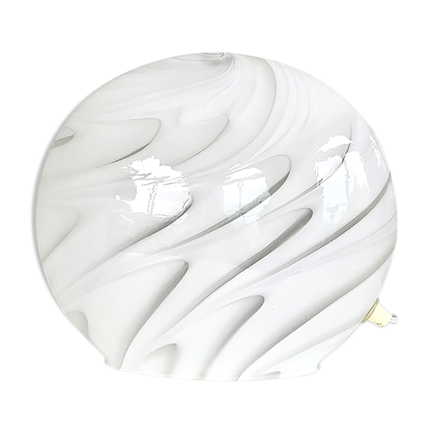 Lens shaped lamp by Vetri Murano, 1970