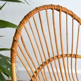 Vintage rattan armchair