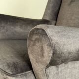 Pair of Italian Armchairs Attributed to Gio Ponti for ISA Bergamo, 1950s