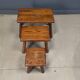 Vintage brutalist nesting tables, 1960s