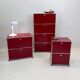 USM Haller "Ruby Red" – storage unit (as new condition)
