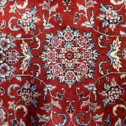 Handmade vintage Persian Sarouk rug 76cm x 122cm, 1970s
