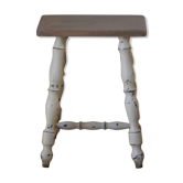 Tabouret chêne rustique