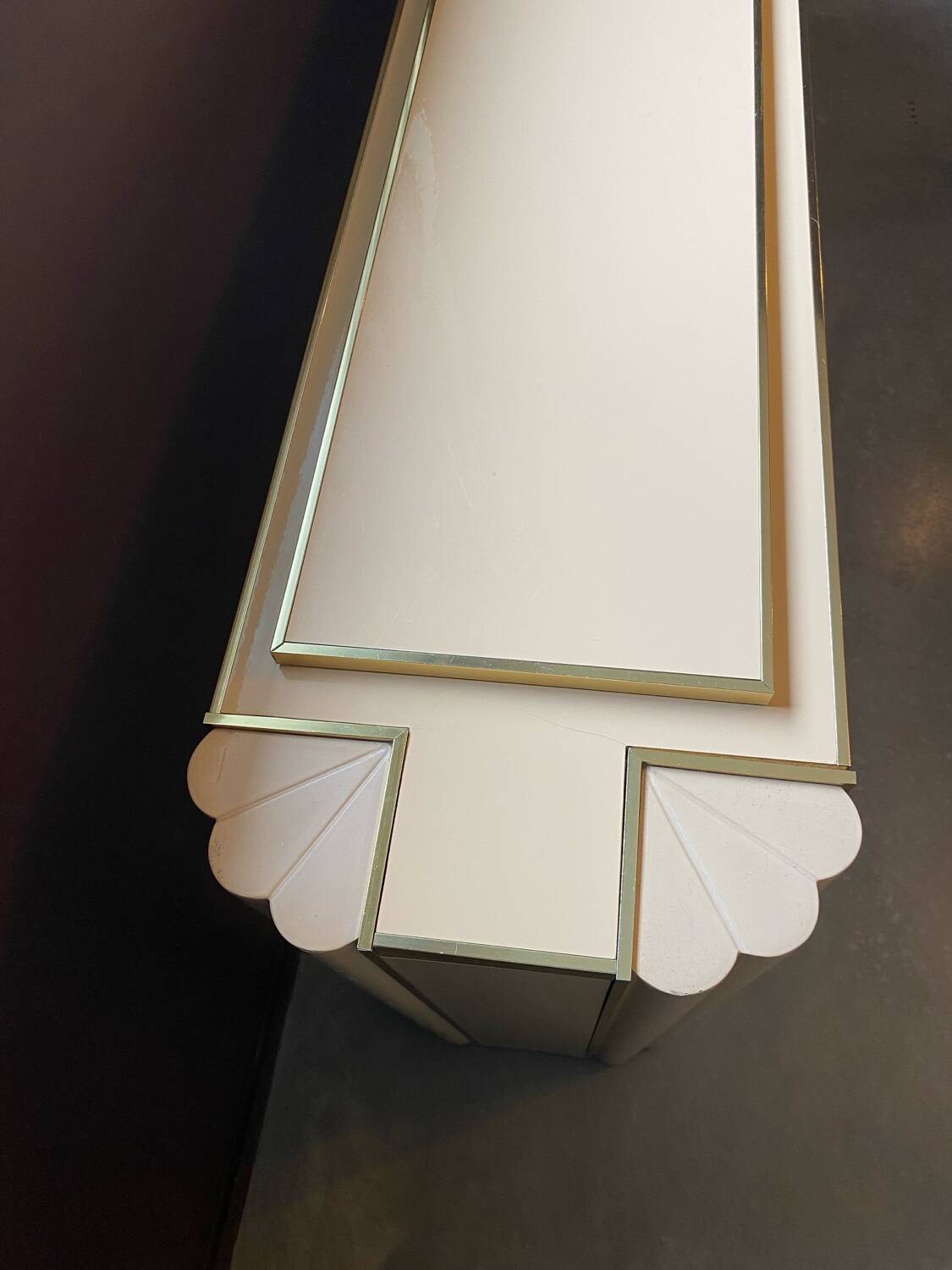 Console signée Alain Delon pour Maison Jansen, 1970