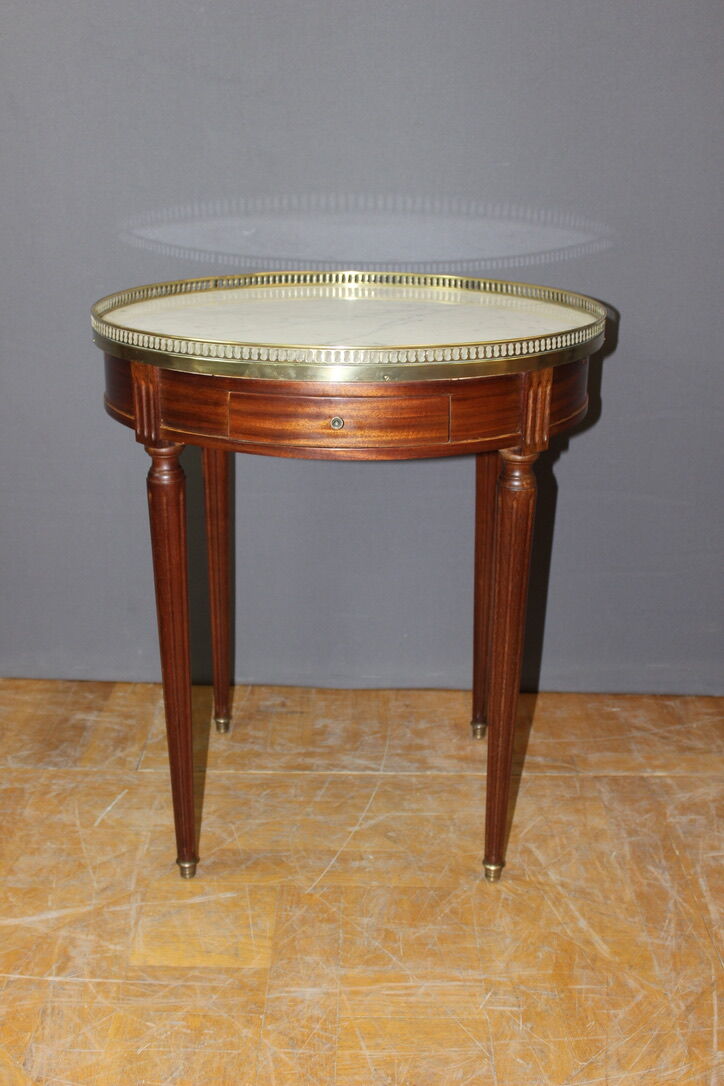 Louis XVI style mahogany hot water bottle table circa 1920