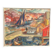 Original Mid Century Swedish Oil On Canvas – “Bohuslän” By Sara‑Lisa Ryd – Vintage & Framed – 48 × 57 Cm