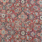 Tapis ancien persan kurde Malayer en longueur 200x490 cm