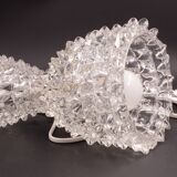 Elegant Table Lamp in Rostrato Murano Glass Vase attributed to Barovier & Toso, 1940s