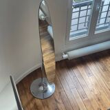 Space age standing mirror