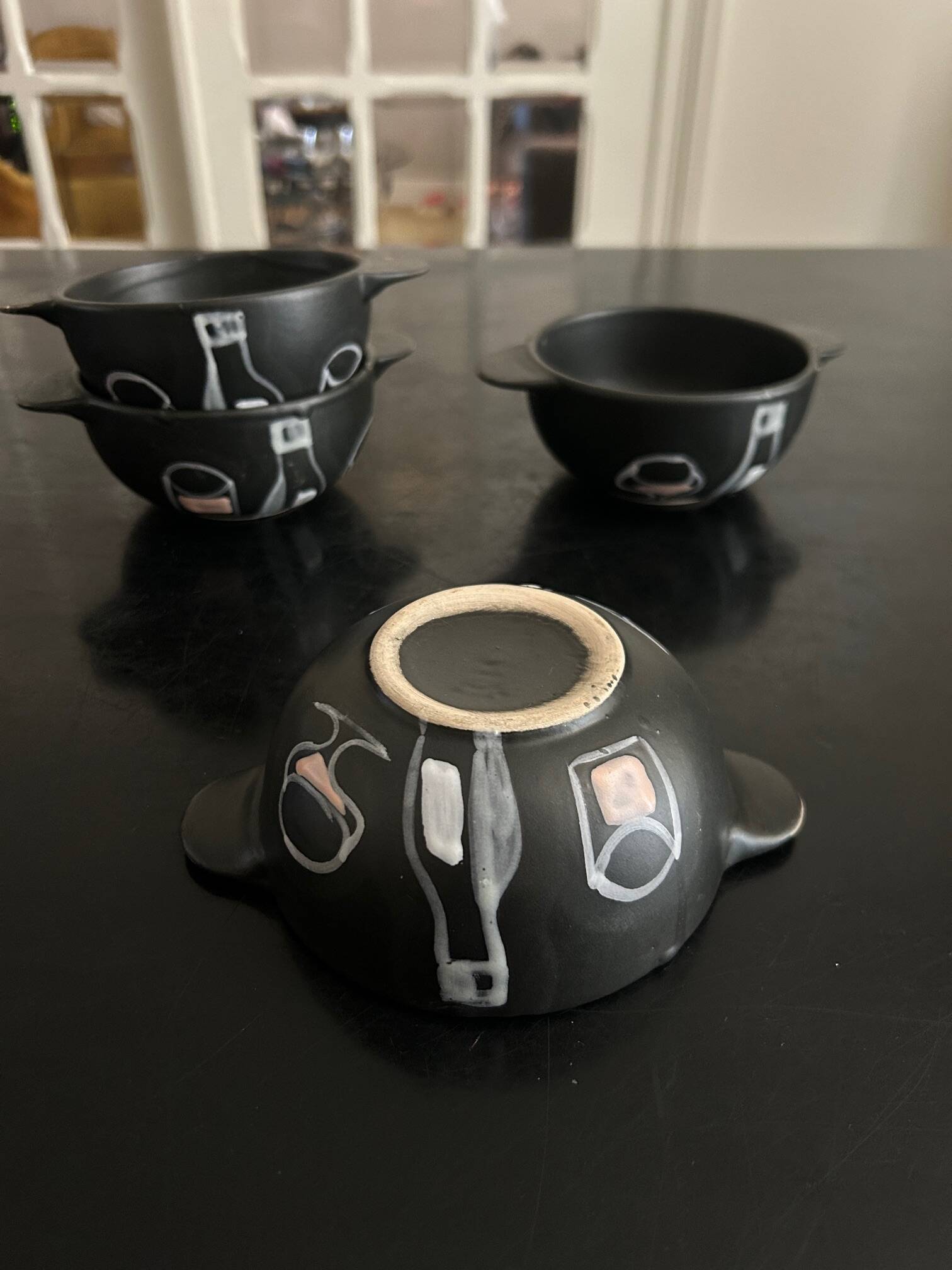 4 bowls from the 50s, Vallauris