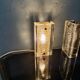 Pukeberg Wall Lamps – Pair Scandinavian Glass Sconces 1960s