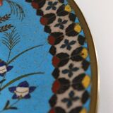 Pair of Round Bronze Dishes and Cloisonné Enamels, Meiji era, Japan – Late nineteenth
