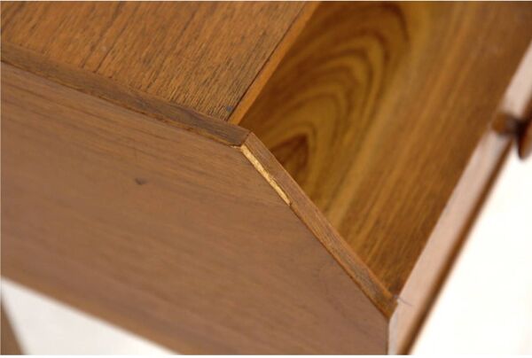 Banc-téléphone scandinave teck, Suède, 1960