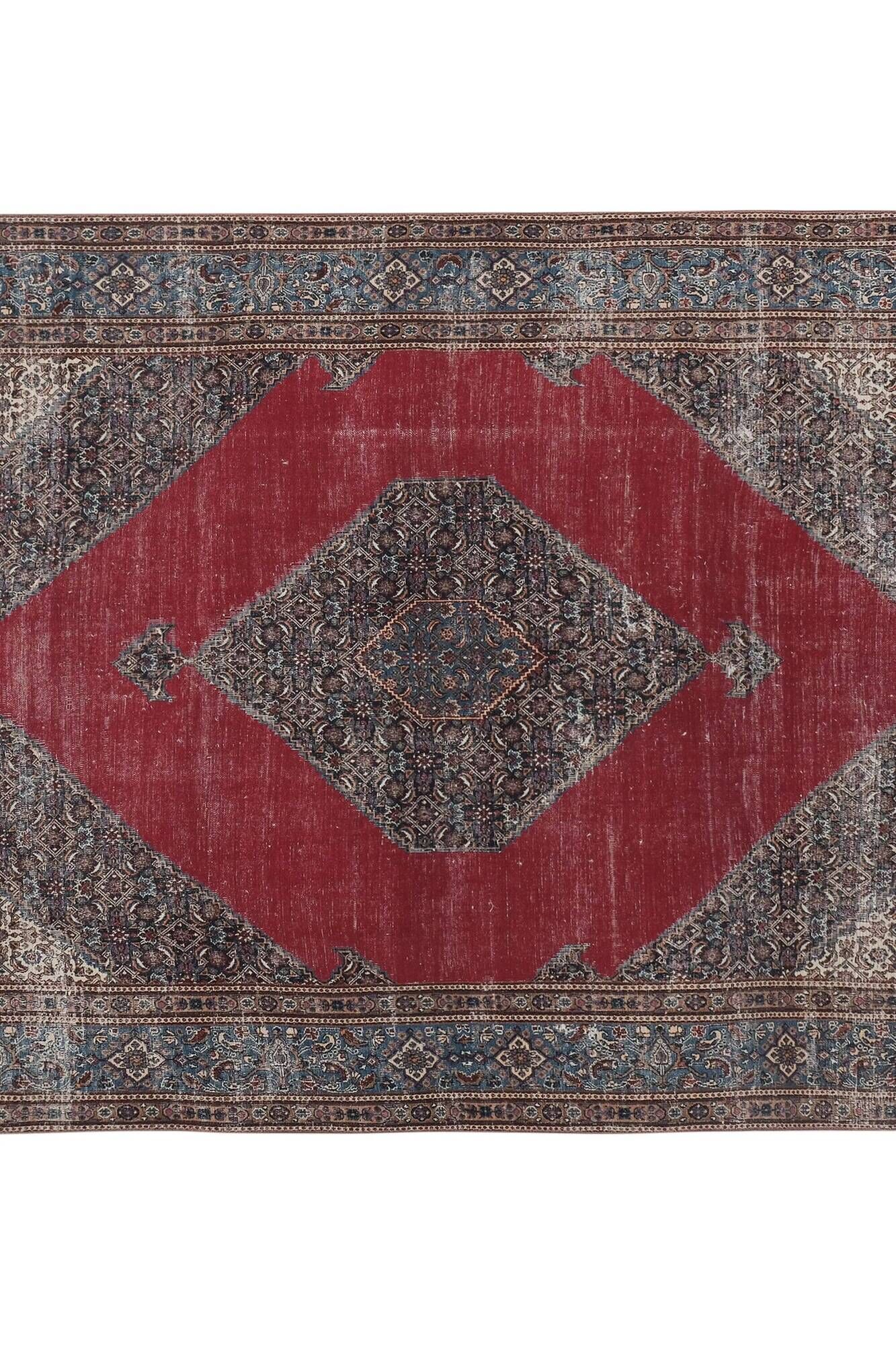 Vintage Turkish handmade rug 215x323 cm