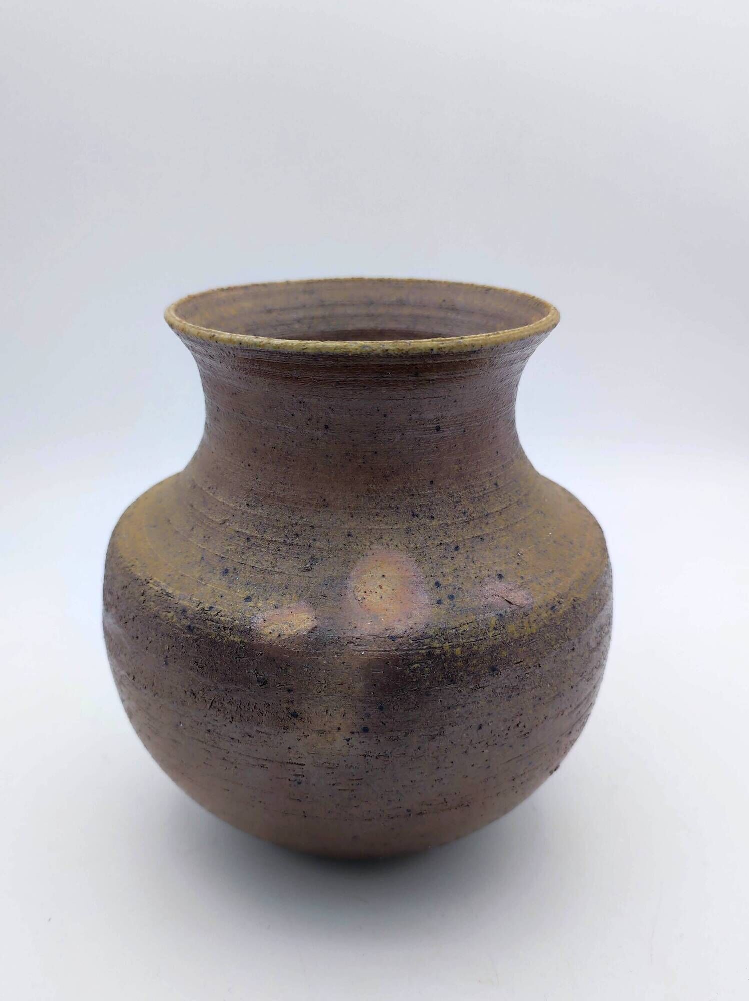 Stoneware vase, wood fired, 1970