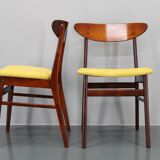 1960s Set of Four Retored Dining Chairs by Farstrup, Denmark