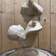 Italian marble bust of a woman/mother with her child