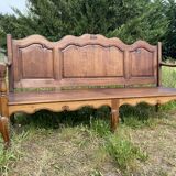 Rustic Bench Veranda Patio Vintage Garden Bench Living Room Oak 1980s