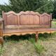 Rustic Bench Veranda Patio Vintage Garden Bench Living Room Oak 1980s