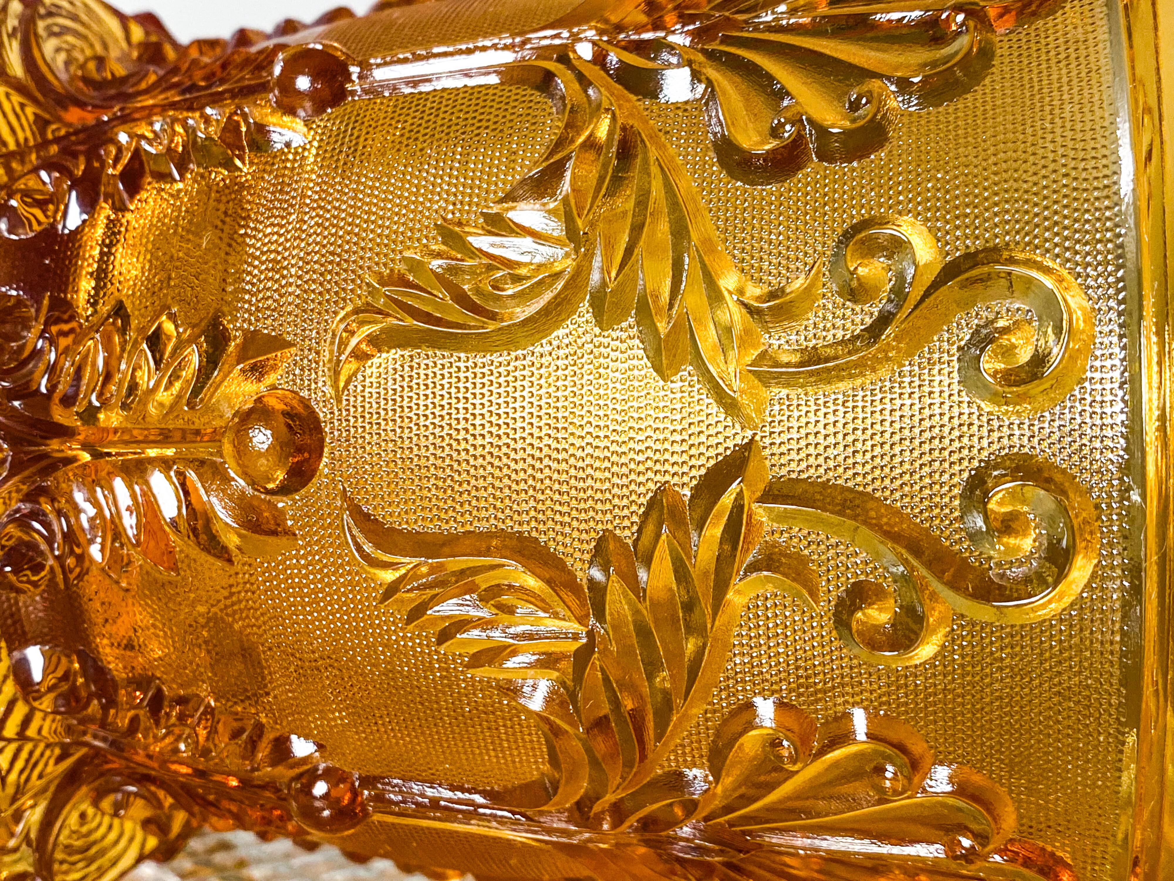 Vase Saint Louis Creusot M.Sablée Rocaille