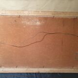 Large painting Oil on masonite Liner Mauritania signed E Joubert