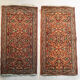 Pair of oriental carpets Mohajeran Sarouk, Iran.