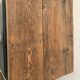 Pair of small brutalist chests of drawers in patinated fir, 20th century.