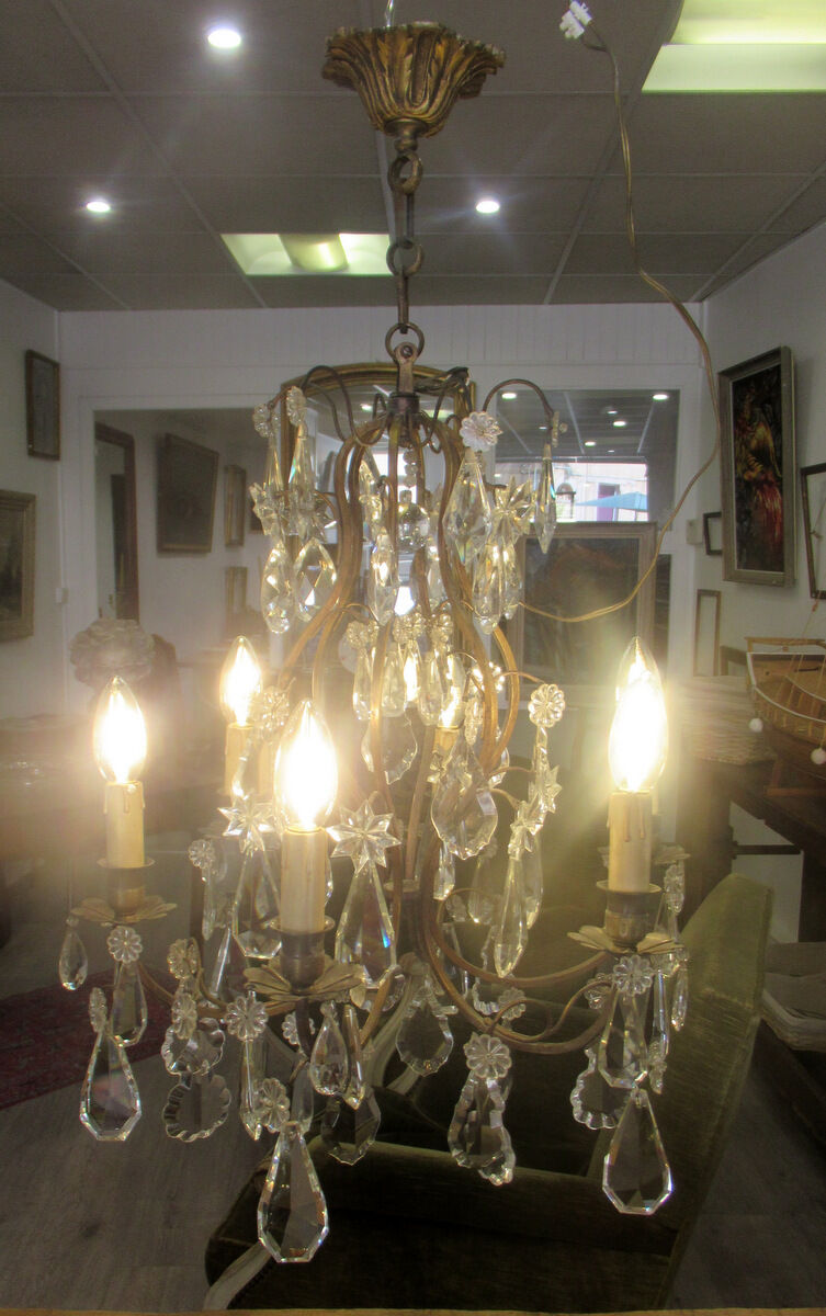 Chandelier with tassels
