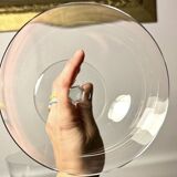 2 tasting champagne glasses Baccarat