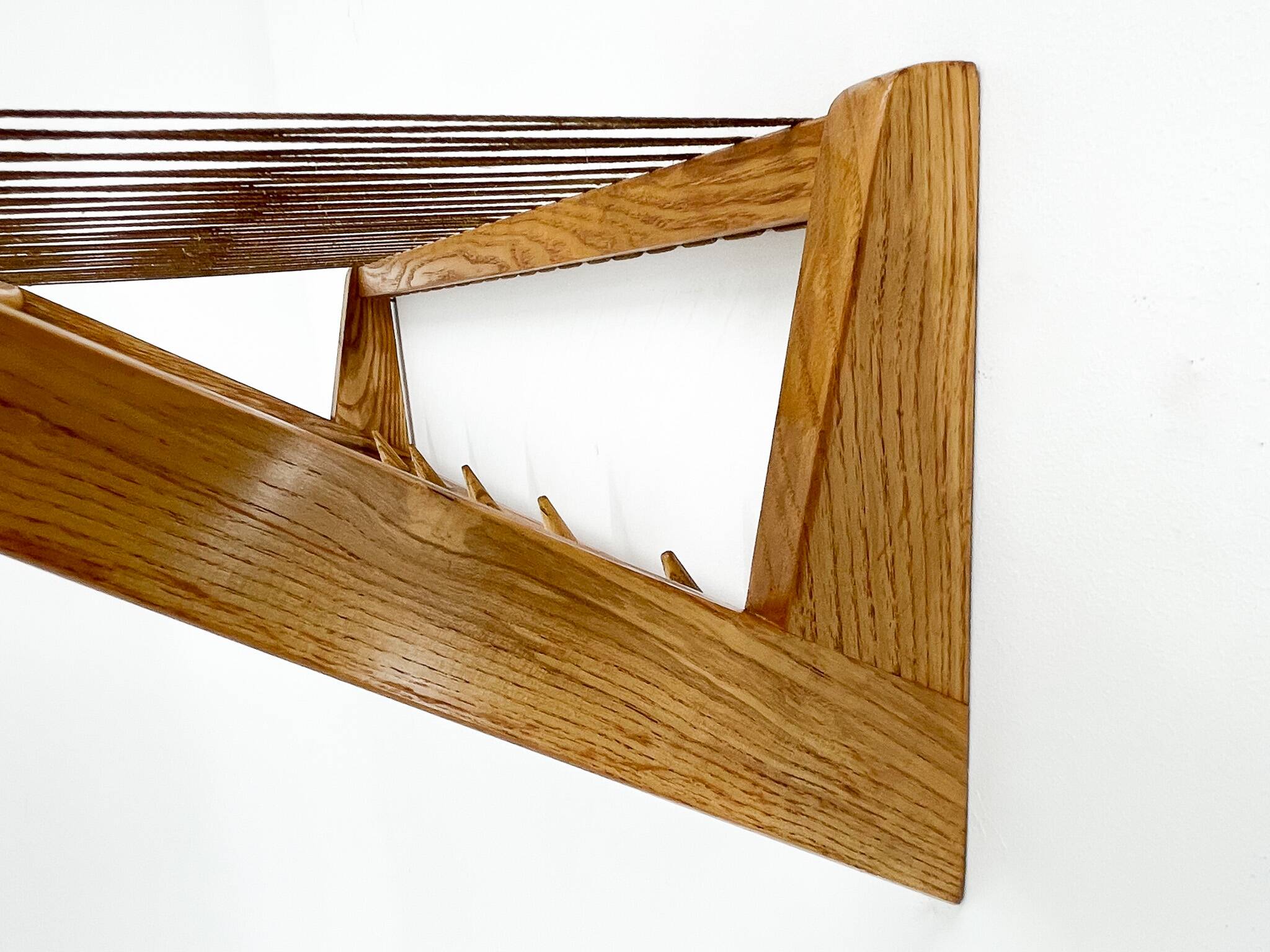 Mid-century Wooden Wall Hanger by ULUV, Czechoslovakia, 1960s