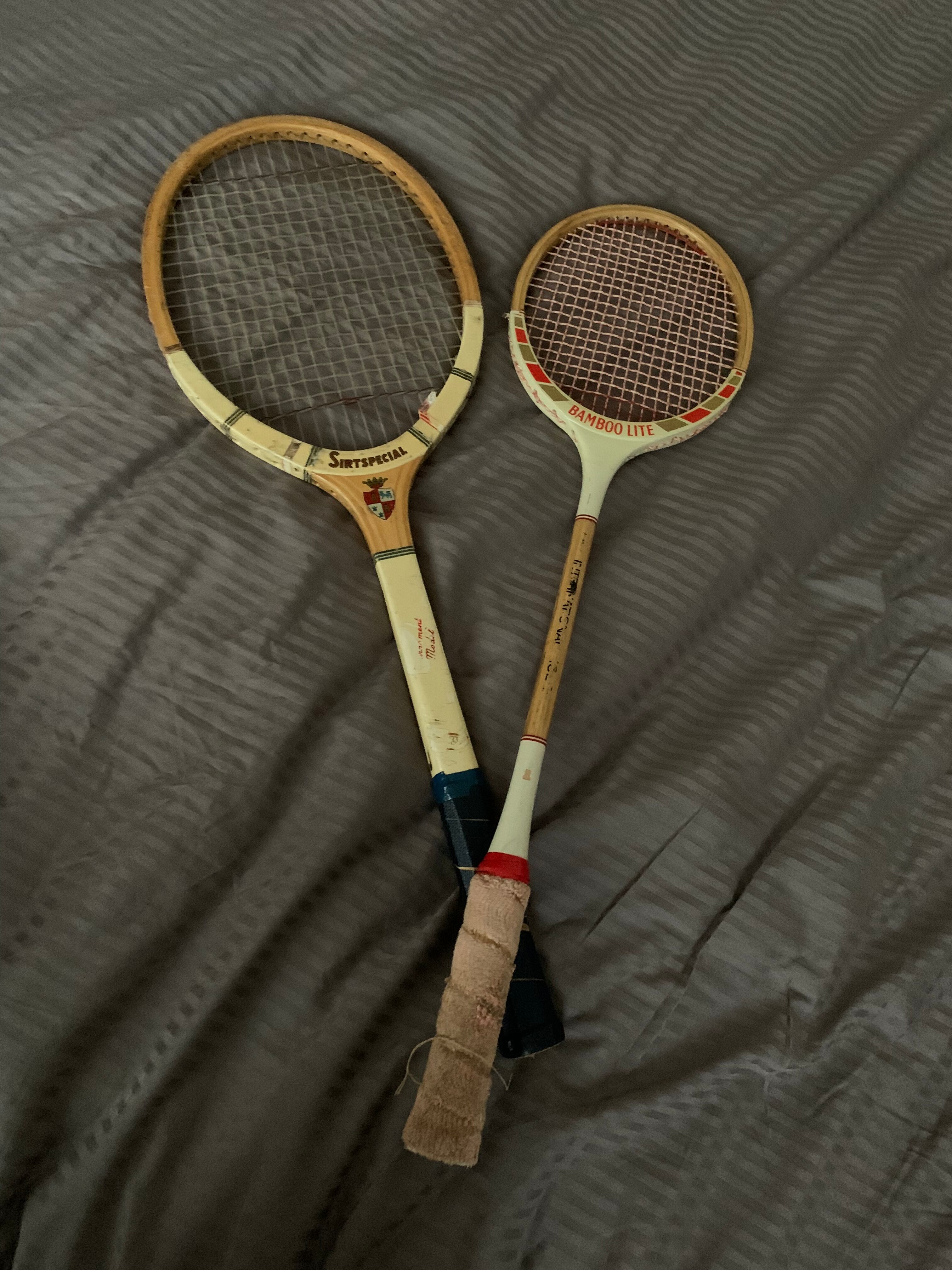 Lot de 3 raquettes de tennis vintage