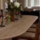 Oval Travertine Dining Table