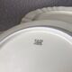 Set of six plates Limoges B-C ivory and gold art deco