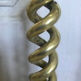Pair of bronze candle holders 35cm