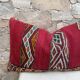 Taie d'oreiller marocaine, housse de coussin berbère, taie d'oreiller tissé