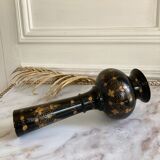 Vintage vase black gold