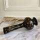 Vintage vase black gold