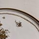 Antique Golden Plate Floral Décor Camaïeu KPM Berlin Royal Manufacture