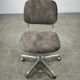 Italian Swivel Office Chair with Chrome Base, 1970s