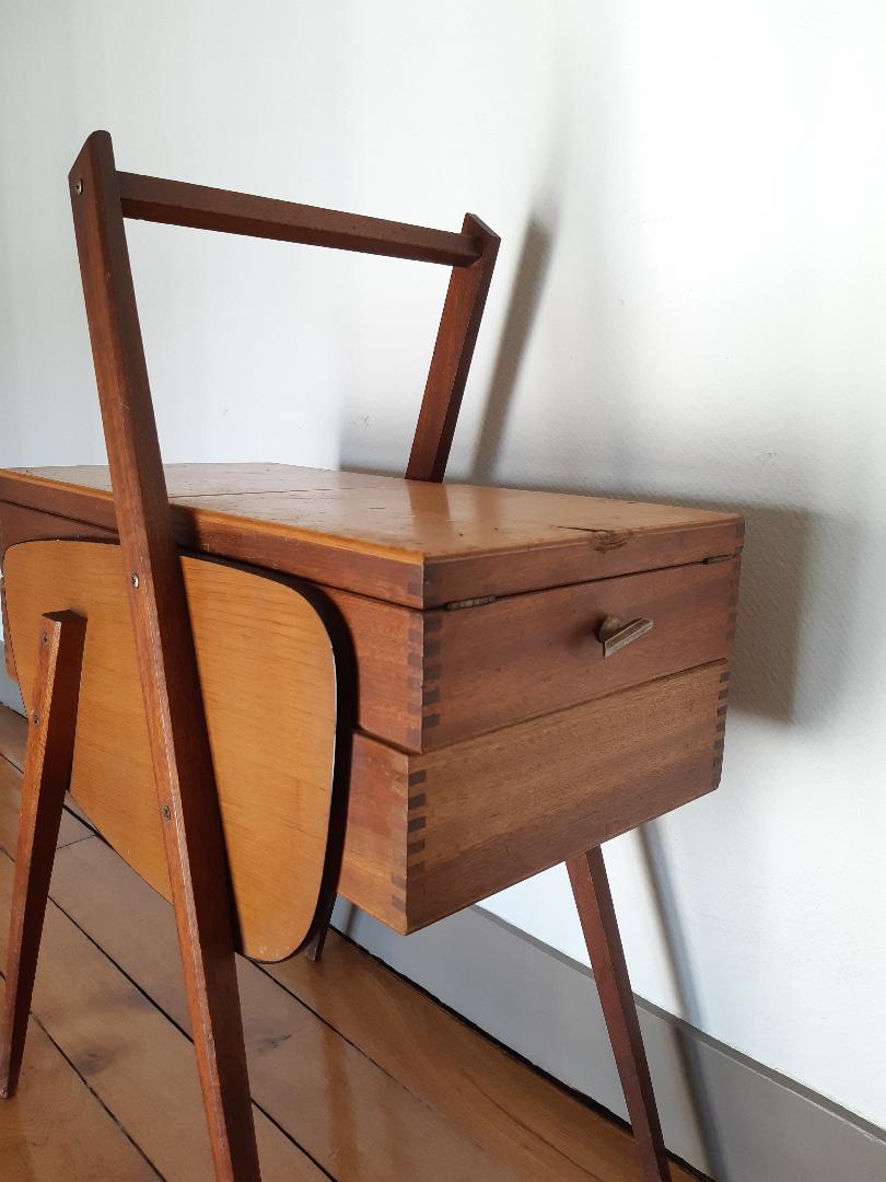 Vintage sewing basket