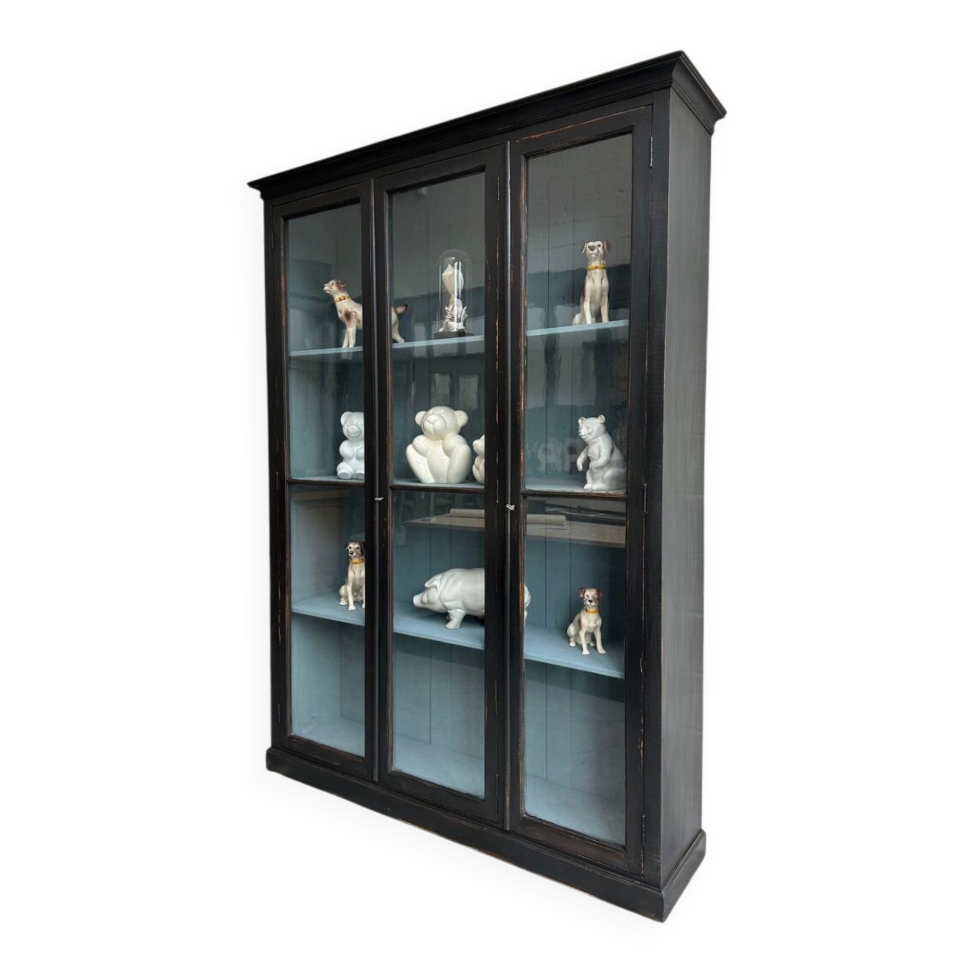 Vitrine de musée fin XIXème