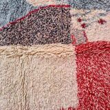 Handwoven traditional Berber rug size 1/2 m
