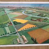 Pedagogical school poster frame