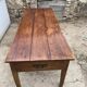 Solid wood farmhouse table with 2 drawers, 1900
