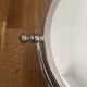 Miroir orientable éclairant vintage, Brot, France art deco