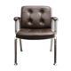 1970s leather chair Drabert darkbrown