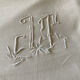 Old embroidered sheet