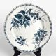 5 assiettes dépareillées Terre de fer 1900