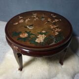 Antique Japanese coffee table with stools
